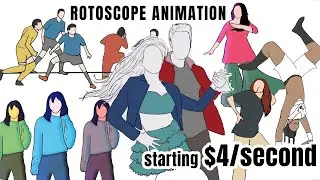 HIRE ME : Rotoscoped 2d Animaton or Anime Animation