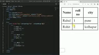 cellspacing and cell padding in html table