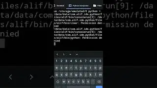 programmation python sur Android : Test de  pycode 