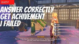 Answer Correctly for Achieve | Foodie Quiz | Genshin Impact