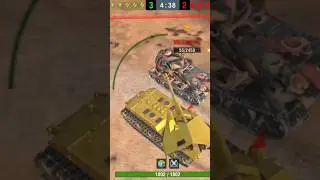 Waffenträger auf E 100 "Оруженосец" Золотая Вафля уже в Tanks Blitz на LESTA #shortsblitz #wotblitz