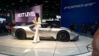 Ford GT Introduction - Chicago Auto Show 2015 - 4K
