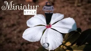 Cara mudah edit foto miniatur dengan picsart