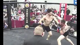 Любительские финиши / Amateur finishes. Hardrock MMA 107.