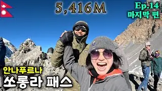 2주간의 히말라야 트레킹 마지막 날, 쏘롱라 패스를 넘다! | 안나푸르나 라운딩 트레킹 Ep.14