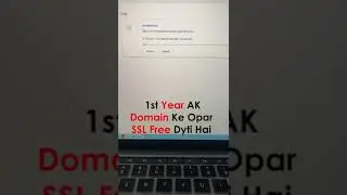 Only 1 Year Free SSL? - Learn with #Khurram Shahzad
