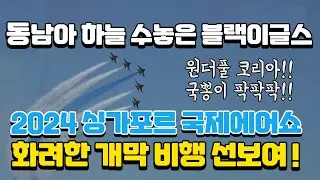 블랙이글스, 싱가포르 국제에어쇼 개막식 화려한 비행 #블랙이글스 #싱가포르에어쇼 #국방홍보원 [뉴스24TV] [News24TV]]