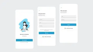 Modern UI design | Meditation login and signup android design | Design with basics for beginners #4