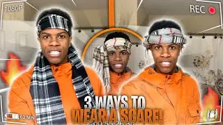 How to Tie a Scarf on your head ☢️ | (3 BEST WAYS) 🦋