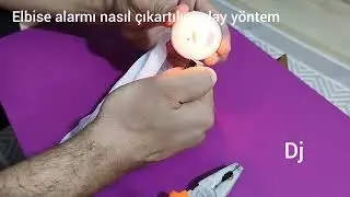 Elbise alarmı cıkardık garanti kolay yöntem