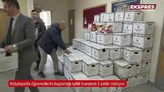 Kütahya’da öğrencilerin başlattığı iyilik hareketi 3 yıldır sürüyor