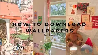how to download wallpapers for free ~🌨️ | cute & aesthetic wallpapers 🦋 for desktop,tab,and mobile