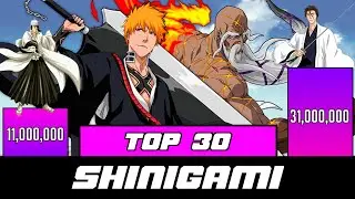 Top 30 Strongest Shinigami In bleach power level - Bleach Power level - SP Senpai 🔥