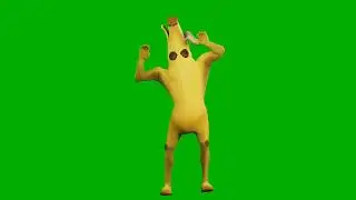 Dancing Banana green screen video No Copyright l Cartoon Fruit green screen video