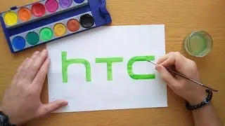 How to draw the htc logo