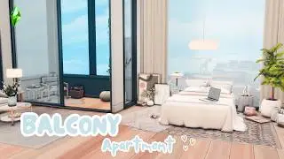Sims 4 Speed build: Balcony Apartment  ✨