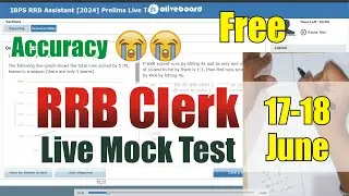 Oliveboard RRB Clerk 2024 Live Mock Test🎯| 17-18 June | How to Attempt Mock | 