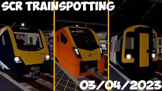 Trains At St. Helens Bridge 03/04/2023 - SCR Trainspotting - Roblox Stepford County Railway V1.10.7
