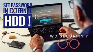 How to Set Password in External HDD ? #Problem#Solution#WesternDigital#hardwareEncryption#Secure