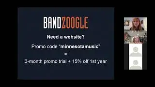 Web Workshop – Creating and Monetizing Your Web Presence with Bandzoogle
