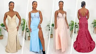 MY JAMAICAN MOM PICKED MY PROM DRESS! | TRYING ON $1500 WORTH OF JJ'S HOUSE DRESSES | TASHIKA BAILEY