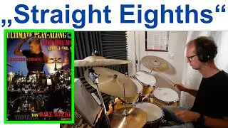 Dave Weckl - "Straight Eighths" (from Ultimate Play Alongs fro Drums Vol. 1) Drum Cover