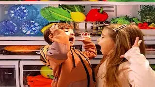 Дом Великана, Гигантские Предметы, где Сэм и Камилла Играют, а потом СПАСАЮТСЯ от ВЕЛИКАНА!