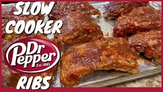 Slow Cooker Dr Pepper Ribs - Easy CROCKPOT Dr Pepper Ribs Recipe