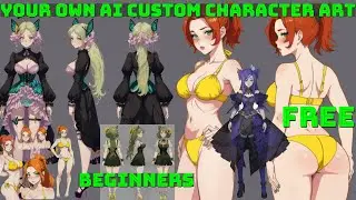Free! AI Character Sheet Tutorial From Scratch! for beginners