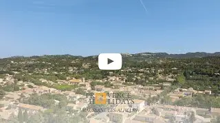 The beautiful village of Maussane les Alpilles in Provence, France