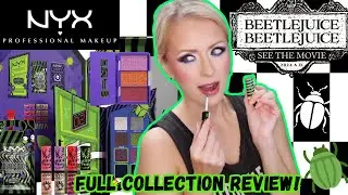 NEW BEETLEJUICE x NYX MAKEUP Collection Review | Steff's Beauty Stash