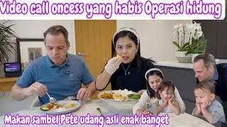 MAKAN SAMBEL PETE UDANG ASLI NIKMAT BANGET || KAKAK ADEK VC ONCESS YANG HABIS OPERASI