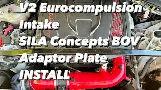 Alfa Romeo Stelvio/Giulia 2.0L V2 AIR INDUCTION SYSTEM/ SILA concept BOV adapter plate install.
