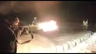 Сайга МК .223, фонарь ODIN OLIGHT MINI и коллиматор Bushnell TRS-25.