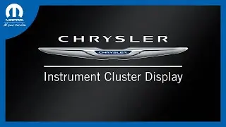 Instrument Cluster Display | How To | 2022 Chrysler Pacifica & Voyager