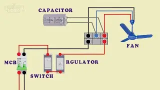 ceiling fan capacitor connection diagram