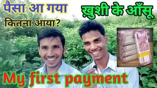 ख़ुशी के आँसू।। my first payment।। First payment आ गया।। First payment