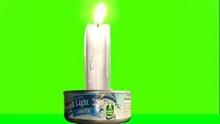 Candle Funny Green Screen Free