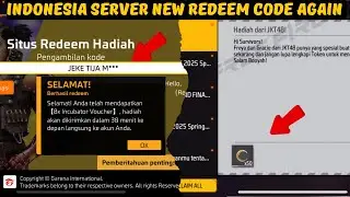 Indonesia server new redeem code today || ff indonesia server new event today 🎯