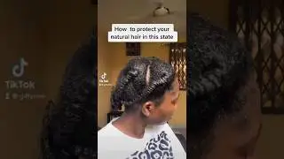 How to protect your natural in this state #naturalhair #4chair #afrohair #hairoil #bantuknots