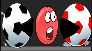 Adventures of a red ball the game Red Ball. The ball flies to the moon, jumping on the balls