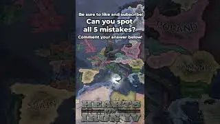 HOI4 Spot All 5 Mistakes! #shorts #hoi4