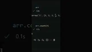 Count occurence of elements in array using in-built function of python! 