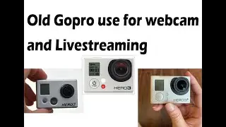 Old Gopro How to use as webcam and set up for live streaming, adding filter in OBS  snap camera apps