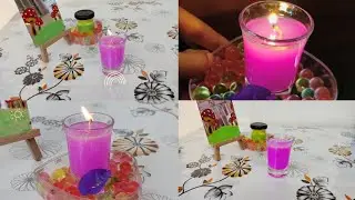 Amazing way to make water candles at home। DIY water candle 🕯️