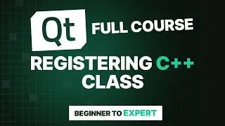 How to Register C++ Class in your QML Application (Qt QML C++)| Qt QML Tutorial #12 | Somco Software