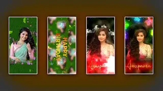 Happy Birthday with 2 pic's  video Editing in alight motion | two pic's birthday video editing