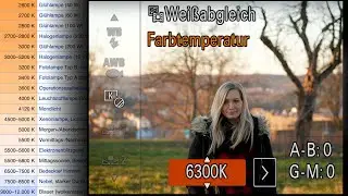 Einfach fotografieren lernen - Weißabgleich für Einsteiger erklärt