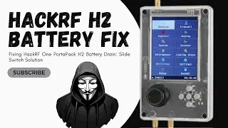 Fixing HackRF One PortaPack H2 Battery Drain: Slide Switch Solution