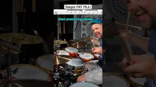 Quick and Cool Drum Fill! (drum lesson)